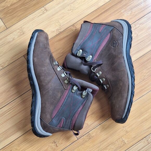 Women's Brown Hiking Boots - Picture 3 of 14